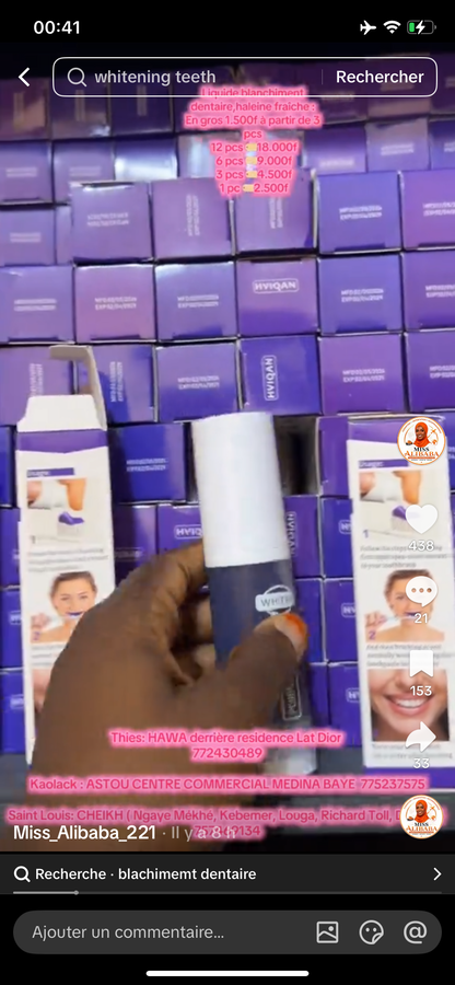 Dentifrice Violet Blanchissant – Sourire Éclatant en Quelques Utilisations