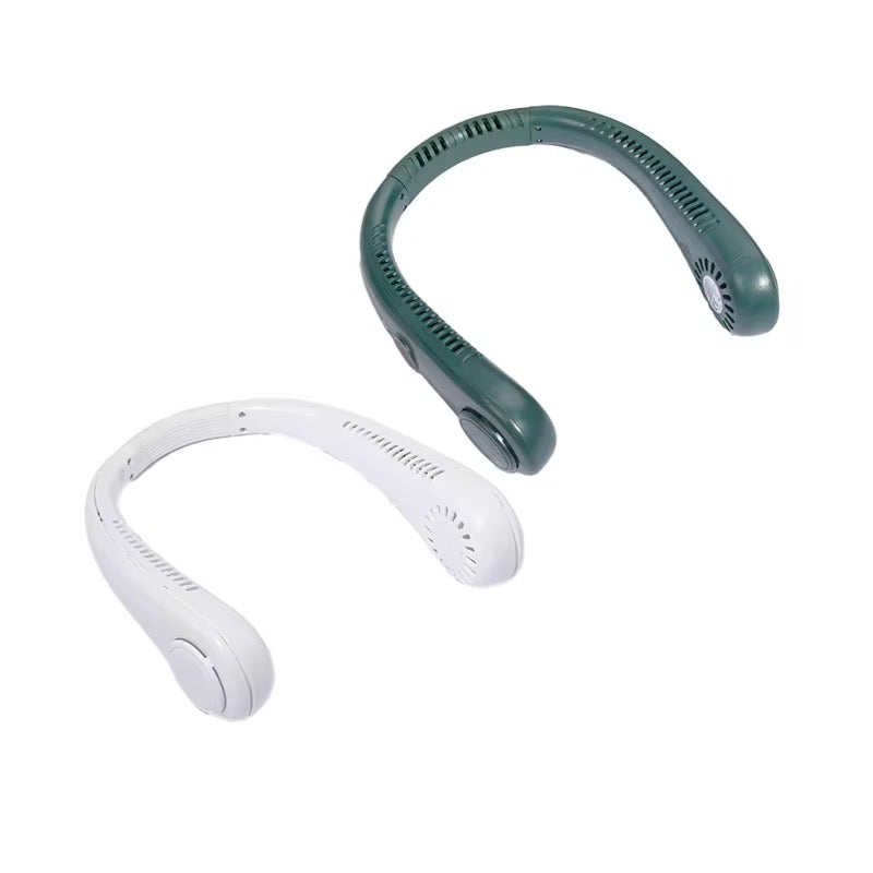 Ventilateur de Cou Portable Rechargeable USB – Sans Pales, Silencieux et Mains Libres