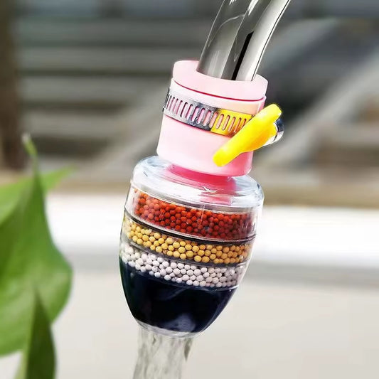 Filtre Purificateur d'Eau pour Robinet avec Système de Jet 360° – Économie d'Eau & Nettoyage Facile