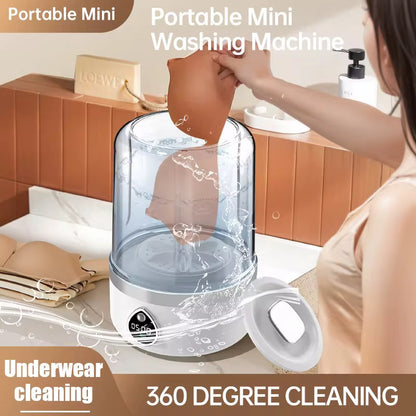 Mini Machine à Laver Sans Fil Portable – Nettoyage Rapide et Puissant