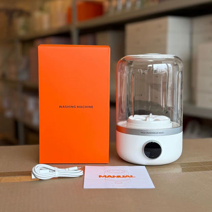 Mini Machine à Laver Sans Fil Portable – Nettoyage Rapide et Puissant