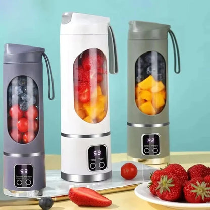 Blender Portable Rechargeable – Mixeur USB avec Écran Digital, Facile à Transporter
